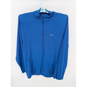 Patagonia Capilene 2 Quarter Zip Long Sleeve Pullover Top Size XL Lightweight